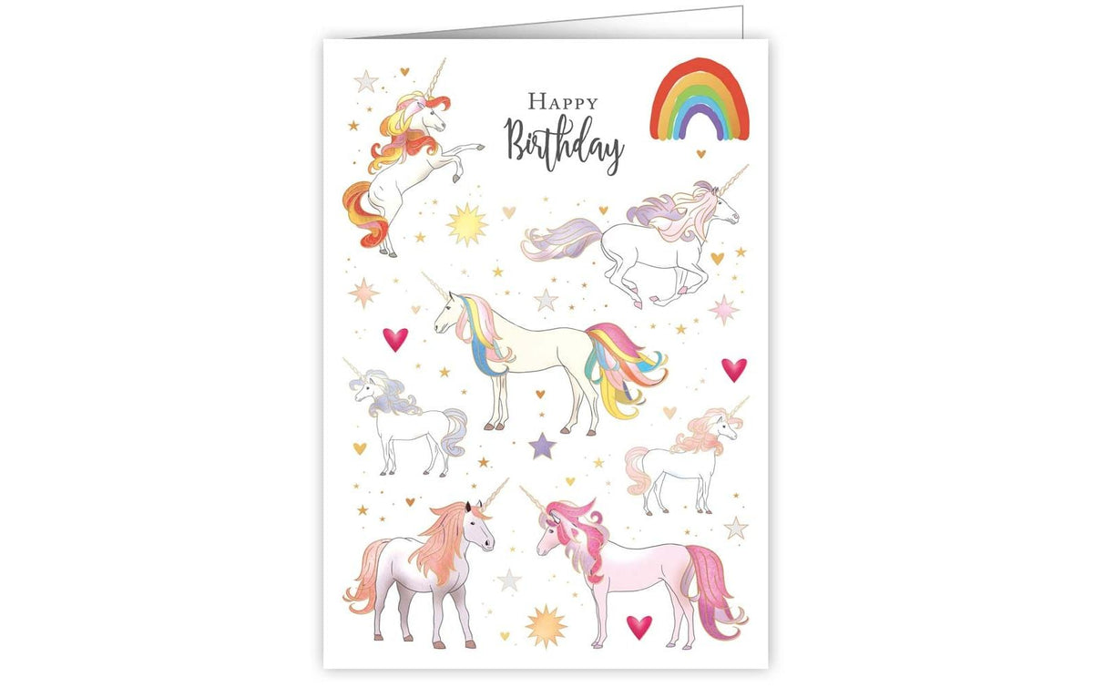 Cart Glückwunschkarte Einhorn Geburtstag