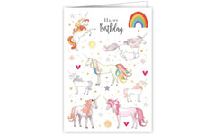 Cart Glückwunschkarte Einhorn Geburtstag