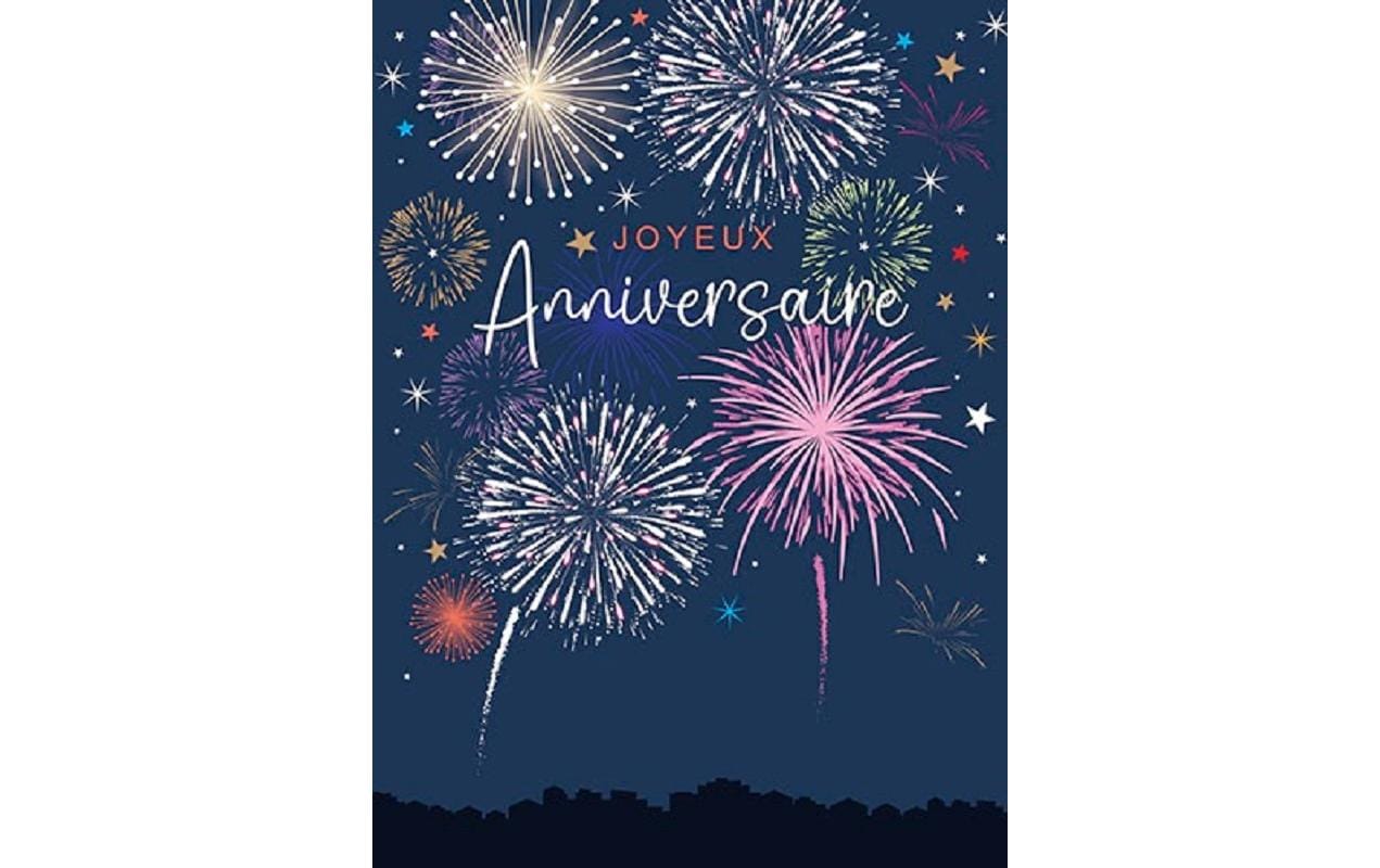 Cart Glückwunschkarte anniversaire