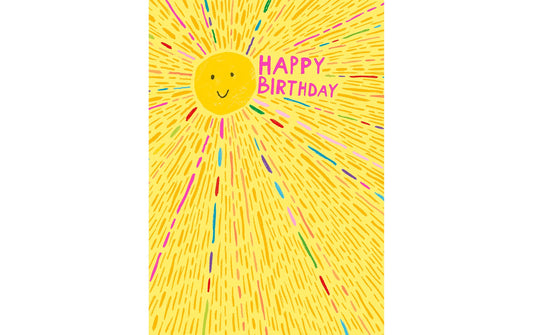 Cart Glückwunschkarte Sonne Geburtstag