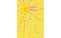 Cart Glückwunschkarte Sonne Geburtstag