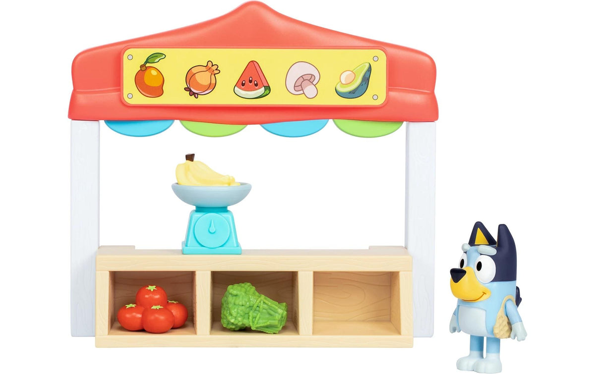 Bluey Spielset Marktstand