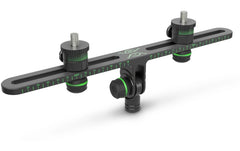 Gravity | GMSSTB01PRO Stereo Mikrofonschiene | 6-29 cm Abstand, 90° neigbar
