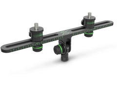 Gravity | GMSSTB01PRO Stereo Mikrofonschiene | 6-29 cm Abstand, 90° neigbar