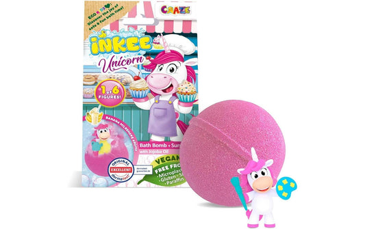 CRAZE Inkee Surprise Badebombe Unicorn