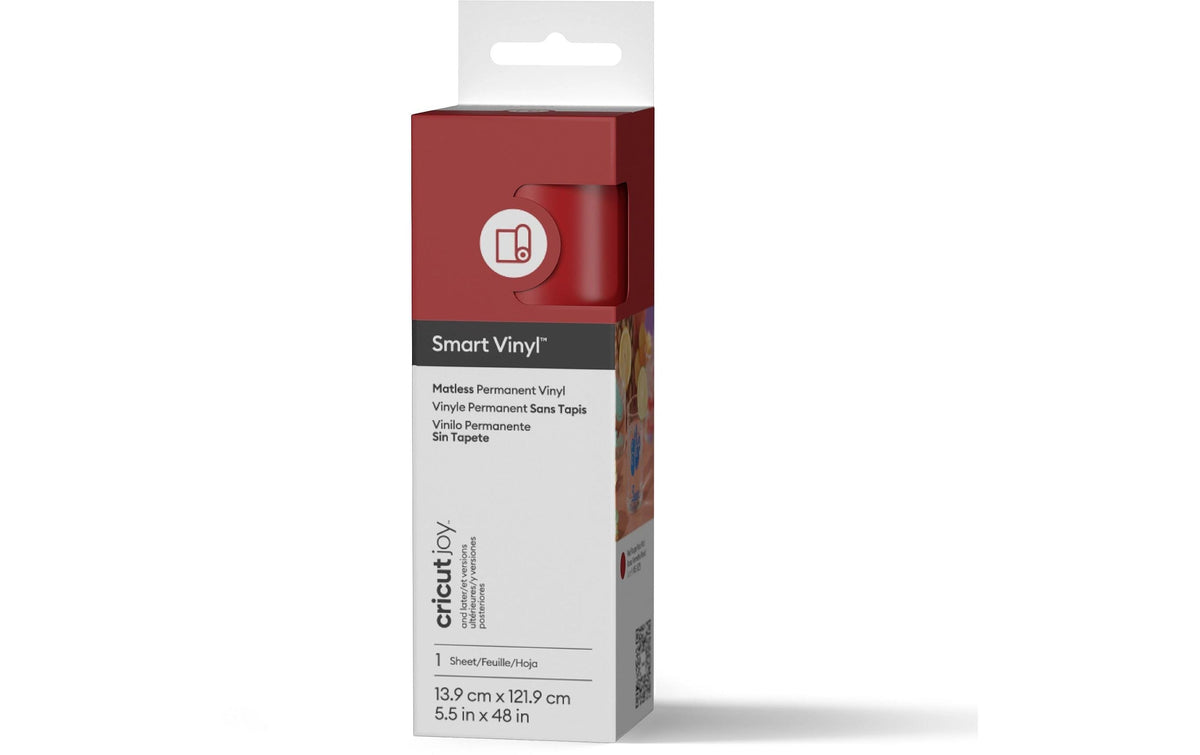 Cricut Vinylfolie Joy Permanent, matt rot