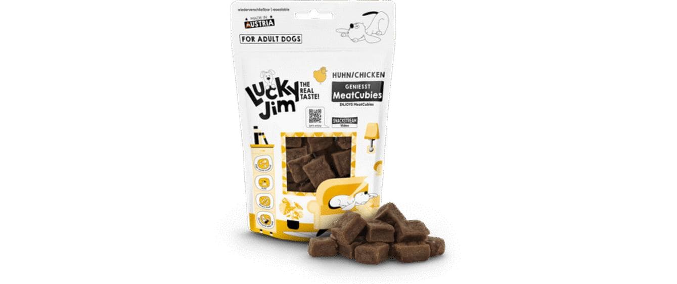Lucky Jim MeatCubies Huhn 70g