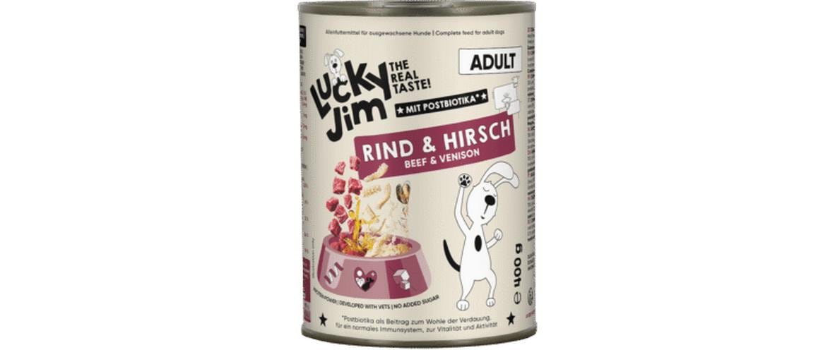 Lucky Jim Adult Rind & Hirsch 400g