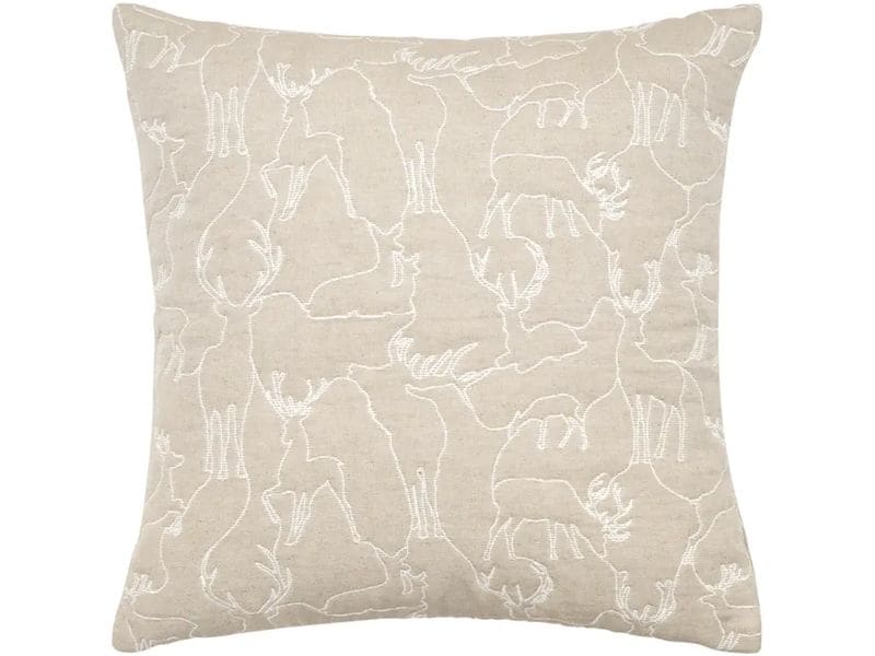 pad | Kissenhülle, Wild Deer | beige, 50 x 50 cm