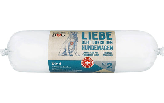 naturaDog, Nassfutter Rind mit Gemüse Brock