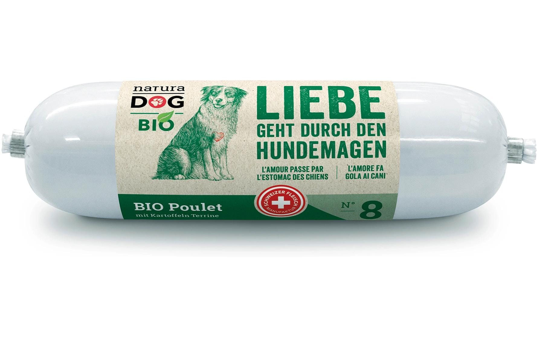 naturaDog, Nassfutter Bio Poulet mit Kartof