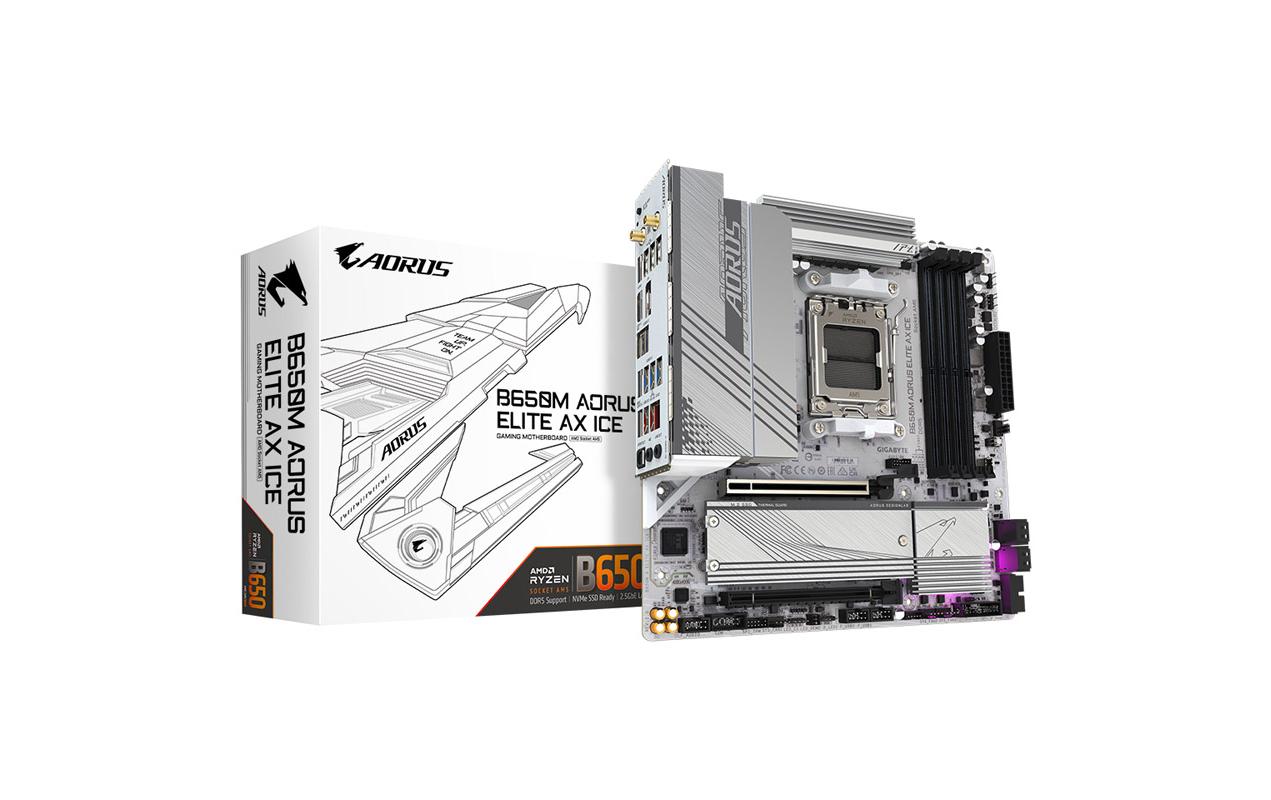 Gigabyte B650M A ELITE AX ICE, uATX