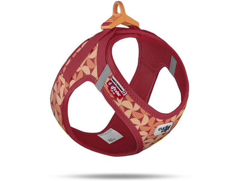 curli | Vest Geschirr Air-Mesh LE26 | Semi Circle Rot 2XS