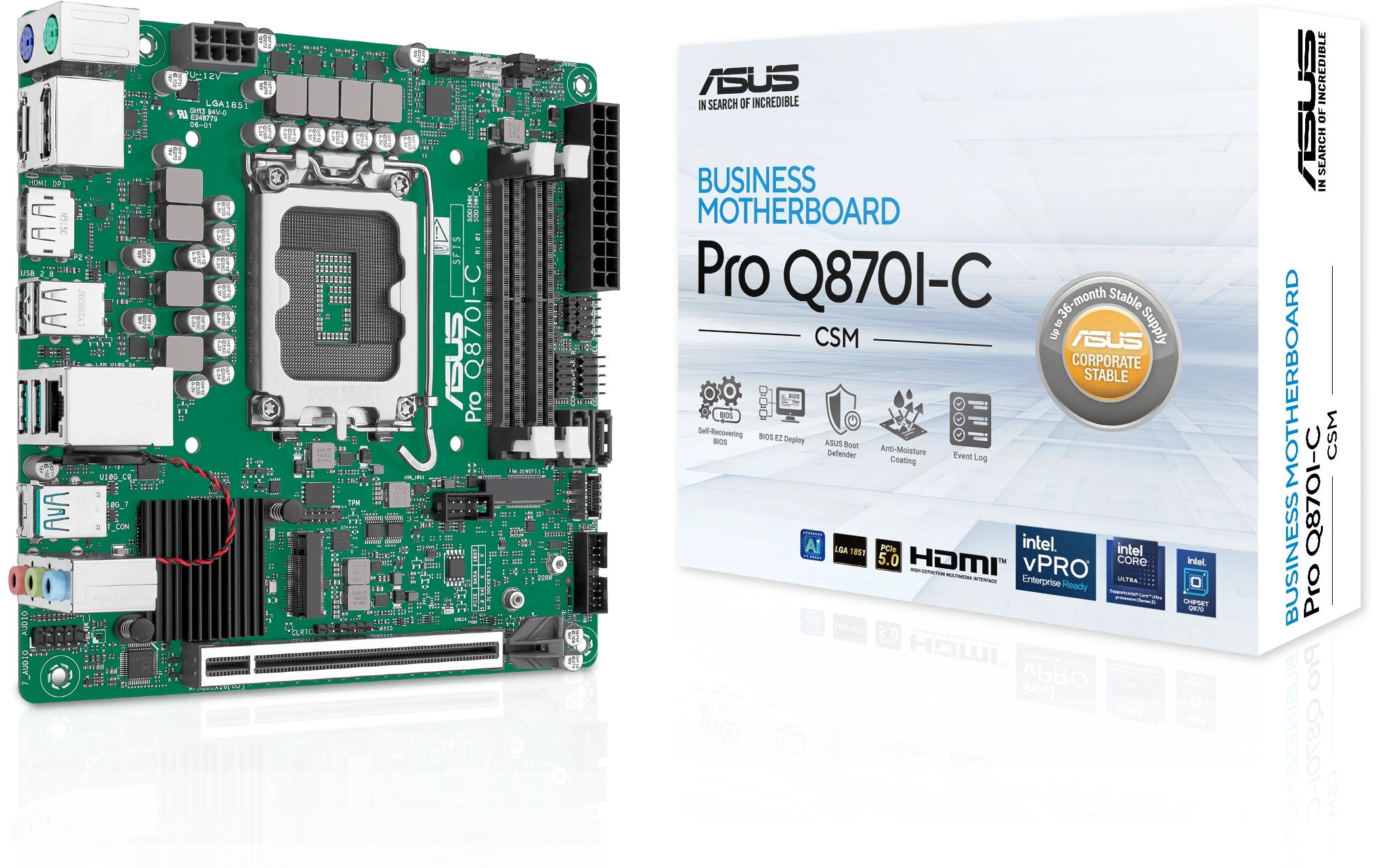ASUS PRO Q870I-C-CSM, Mini-ITX, LGA1851