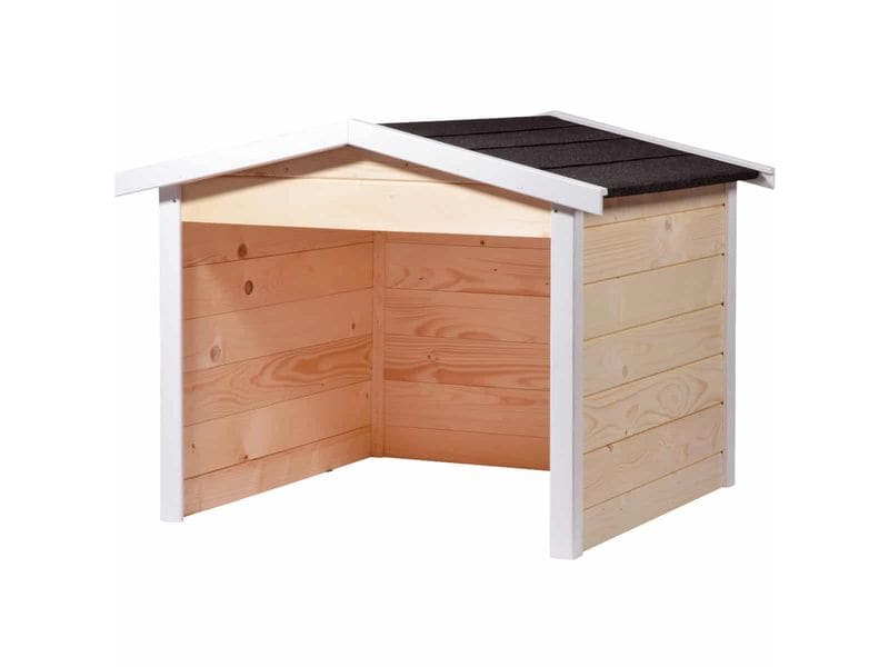 dobar | Mährobotergarage Oslo Spitzdach, natur | aus Holz