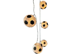 Dameco | LED Lichterkette Fussball 1.8m | outdoor, 10 LED, Anschlusskl: 1.2m D:7.5cm