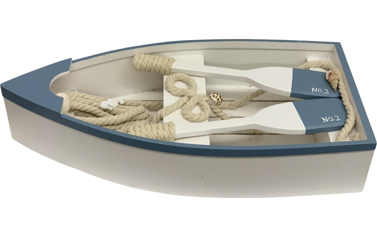 Dameco Deko Holzruderboot L:40.5cm