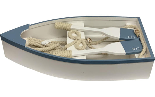 Dameco Deko Holzruderboot L:40.5cm