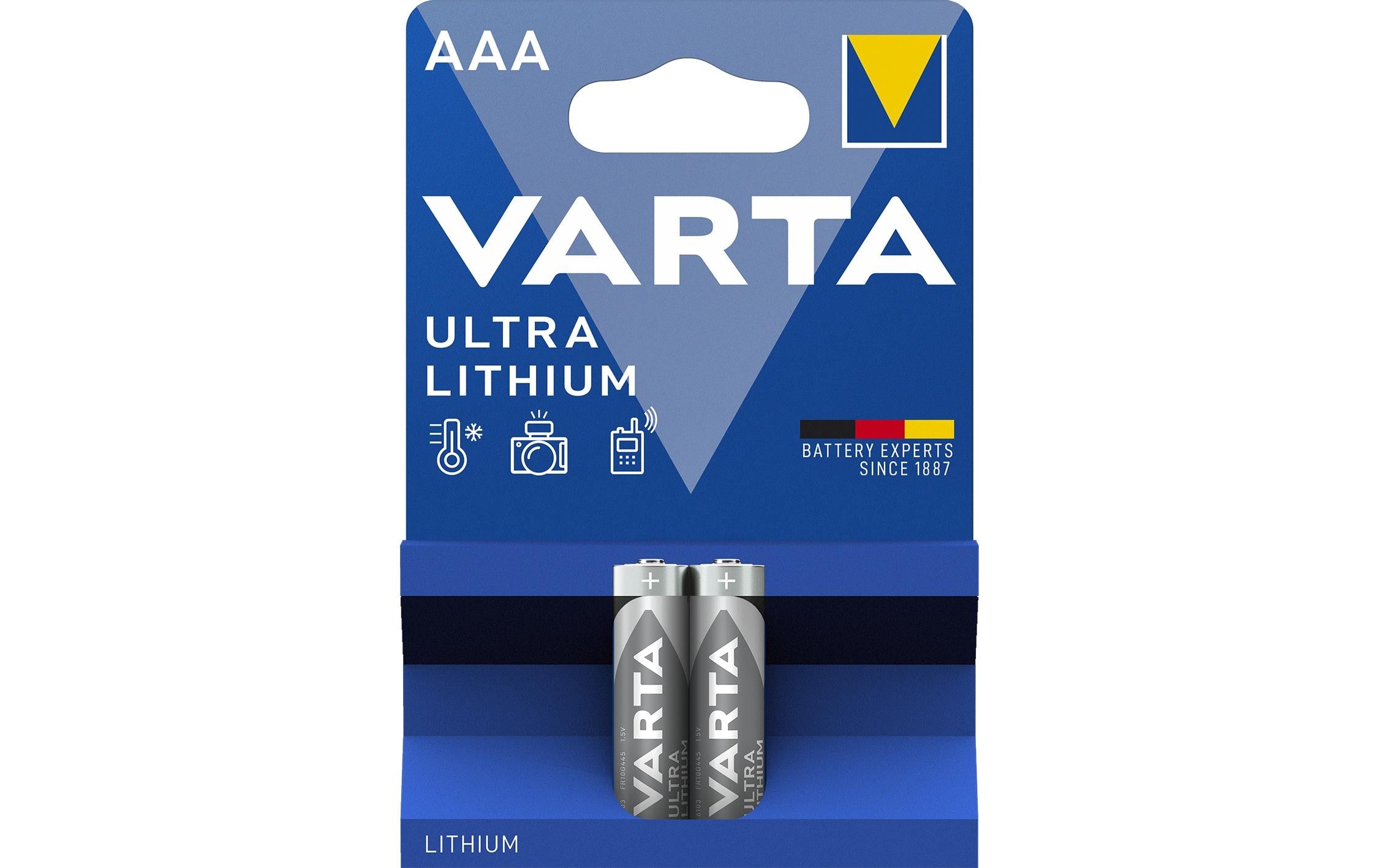 VARTA Lithium Batterie AAA, 1.5V, 2Stk