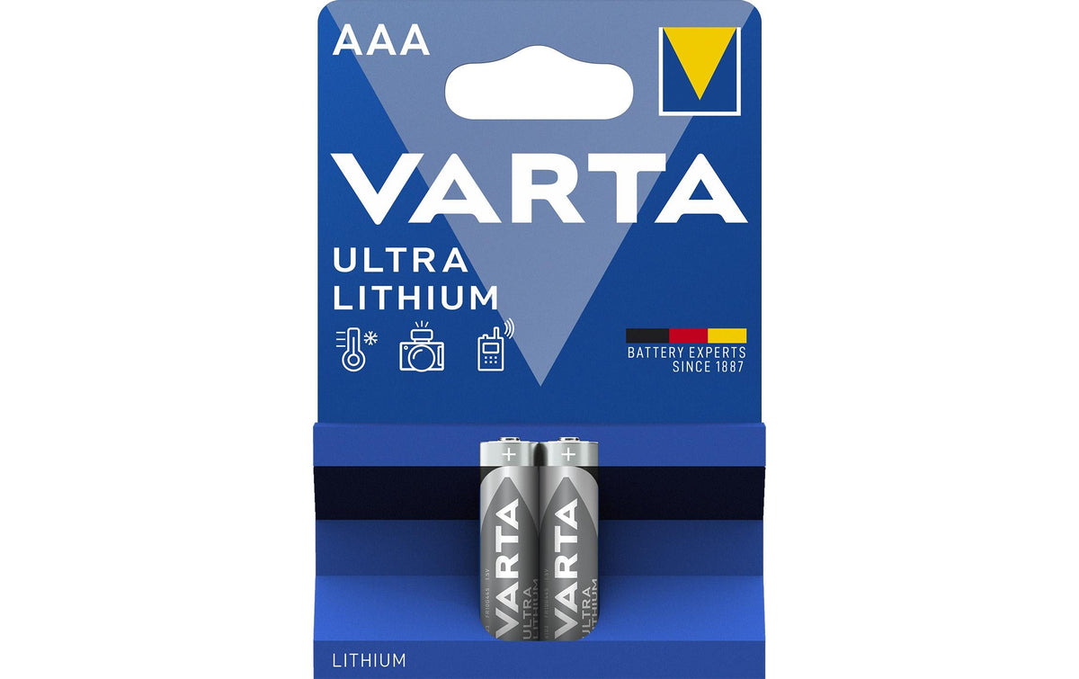 VARTA Lithium Batterie AAA, 1.5V, 2Stk