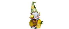 Dameco | Dekofigur Gartenwichtel Lemon | Polyresin, 14x13x24 cm (BxTxH)