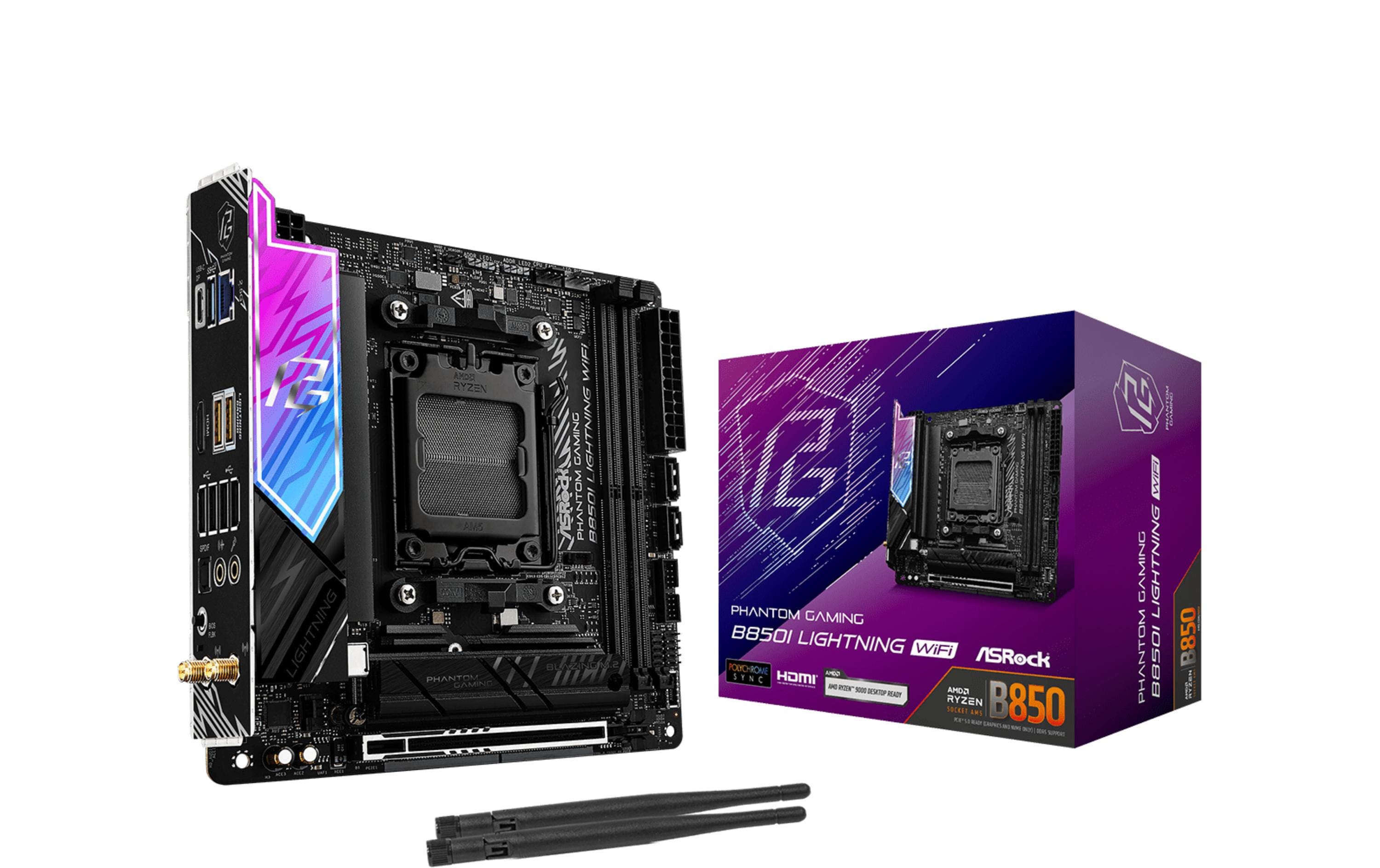 ASRock B850I LIGHTNING WIFI, mITX, AM5