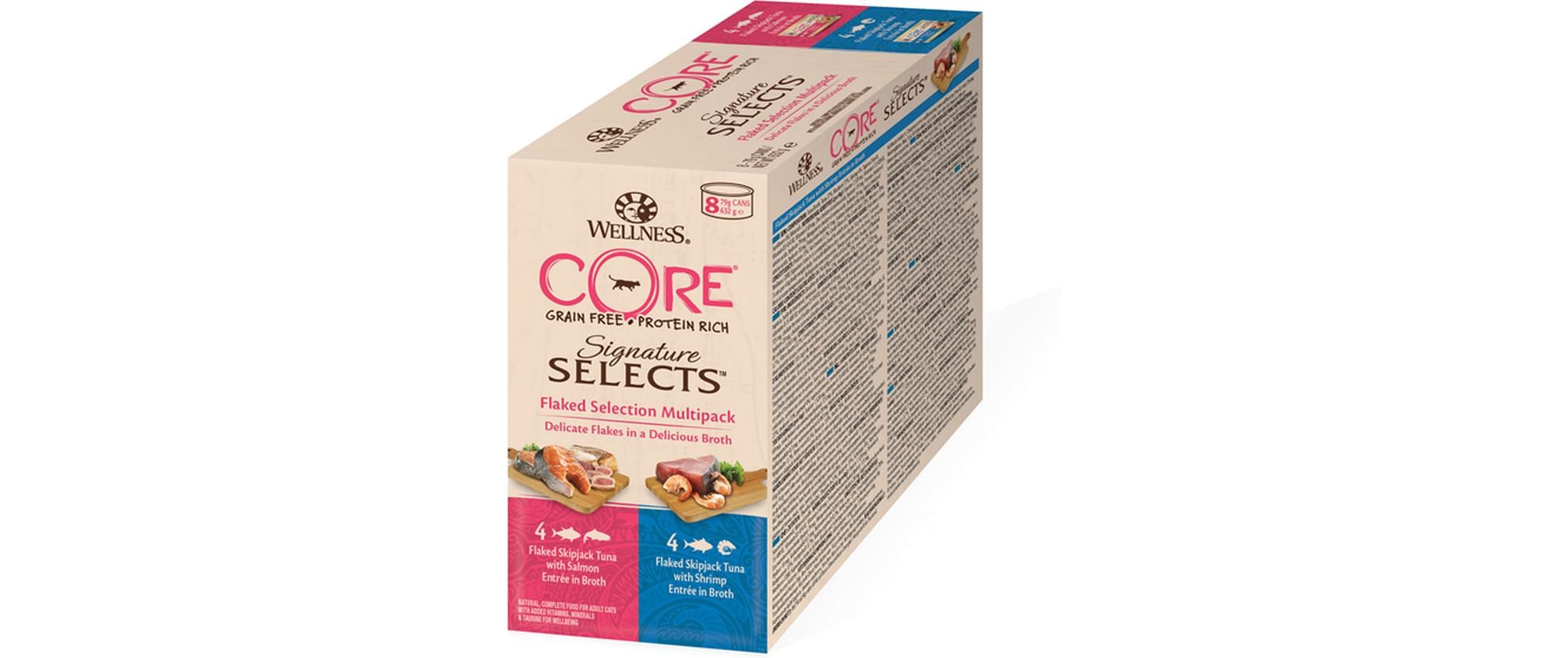 Wellness Core Cat Flake Selection 8x79g