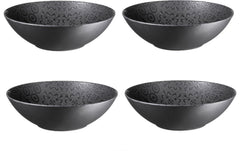 Mäser | Schüssel Tiles | 4 Stück, 24 cm, Schwarz