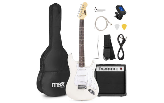 MAX | GigKit | E-Gitarrenset, weiss