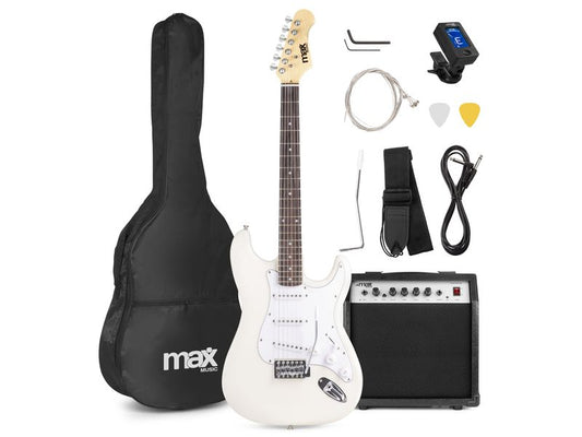 MAX | GigKit | E-Gitarrenset, weiss