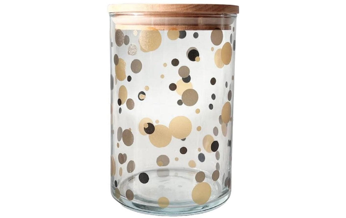 Wunderle Vorratsglas Dots natur