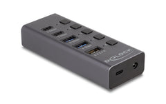 Delock USB-C Hub, 4+1 Port, schaltbar
