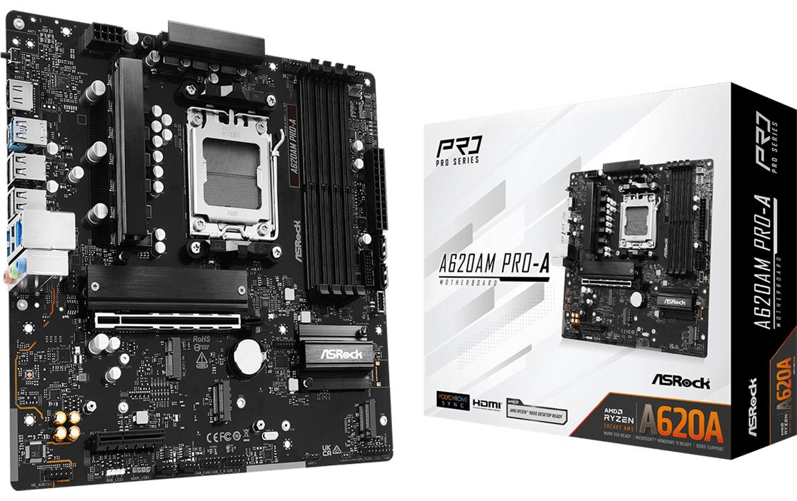 ASRock A620AM PRO-A, µATX, AM5
