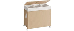 Songmics Wäschekorb Beige