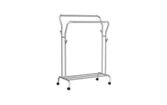 Songmics Kleiderständer mit Räder, Weiss