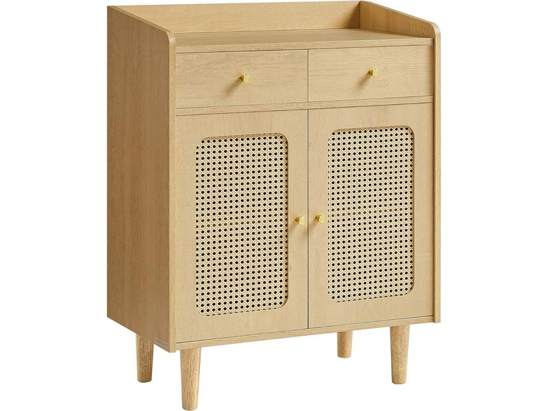 VASAGLE | Kommode, Weiss | 70x40x90 cm (LxBxH), MDF
