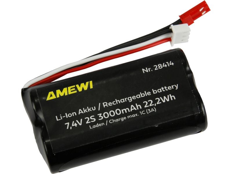 Amewi | Li-Ion Akku 7.4V 3000mAh | BEC