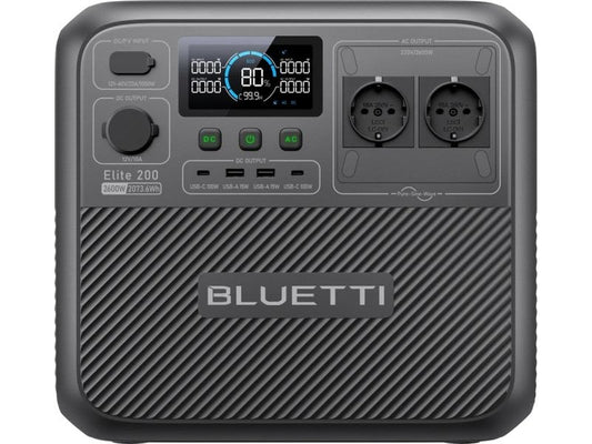 BLUETTI | Elite200V2 Power Station 2600W | 2073.6Wh / 24.2Kg - Tragbare Powerstation