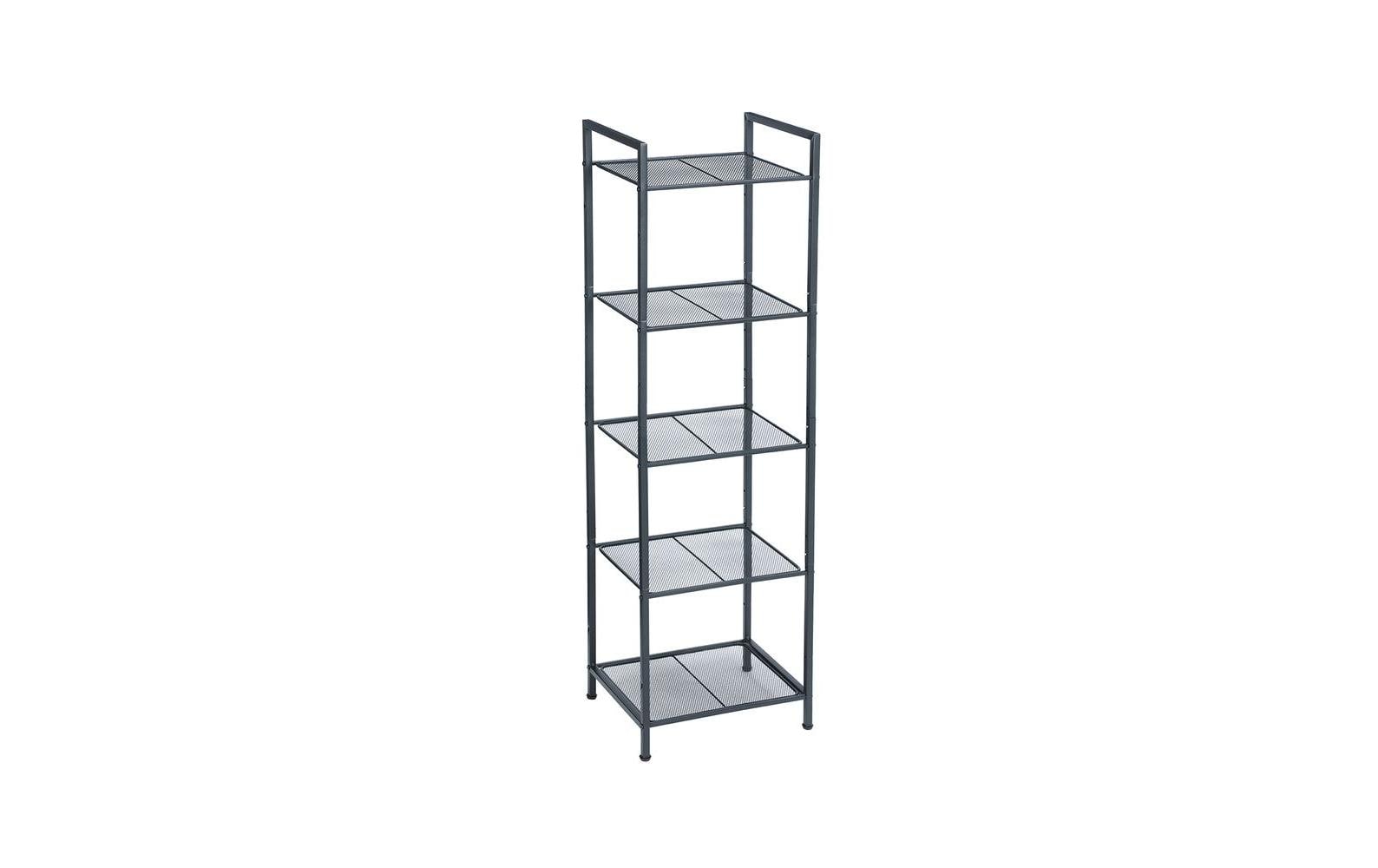 Songmics Regal aus Stahl, Schwarz