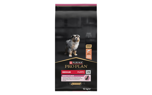 Purina Pro Plan | ProPlan Trockenfutter Puppy Sens. Skin | Lachs, 12kg