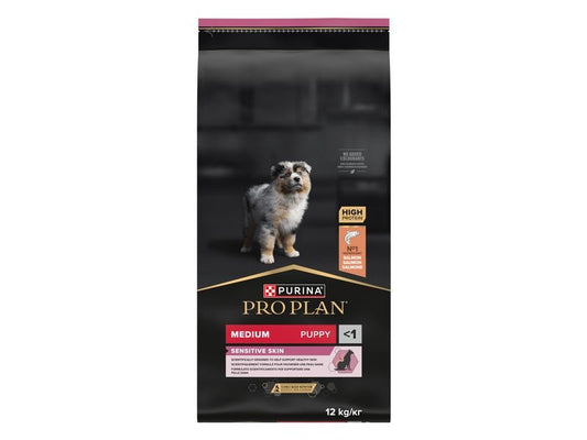 Purina Pro Plan | ProPlan Trockenfutter Puppy Sens. Skin | Lachs, 12kg