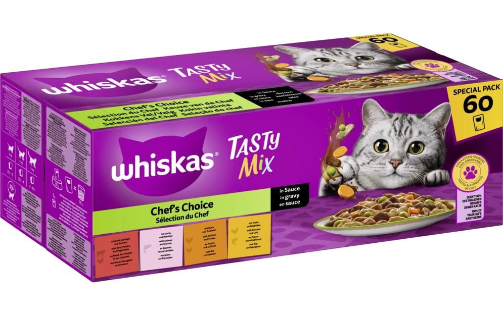 Whiskas Tasty Mix Chefs Choice 60x85g