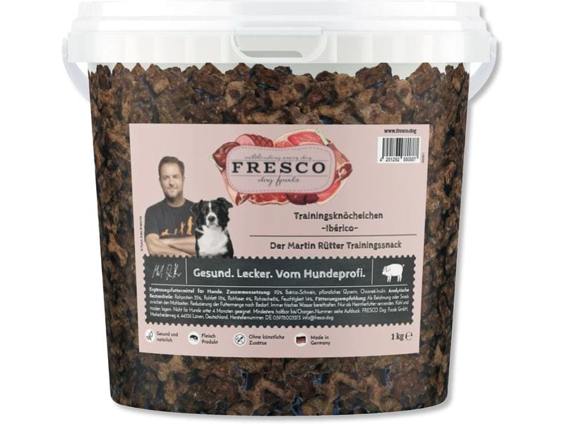 FRESCO | Martin Rütter Trainingsknöchelchen | Ibérico Mediterran, Eimer, 1kg