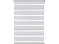 Gardinia | Duo Klemmrollo 60x150 weiss | 60 x 150