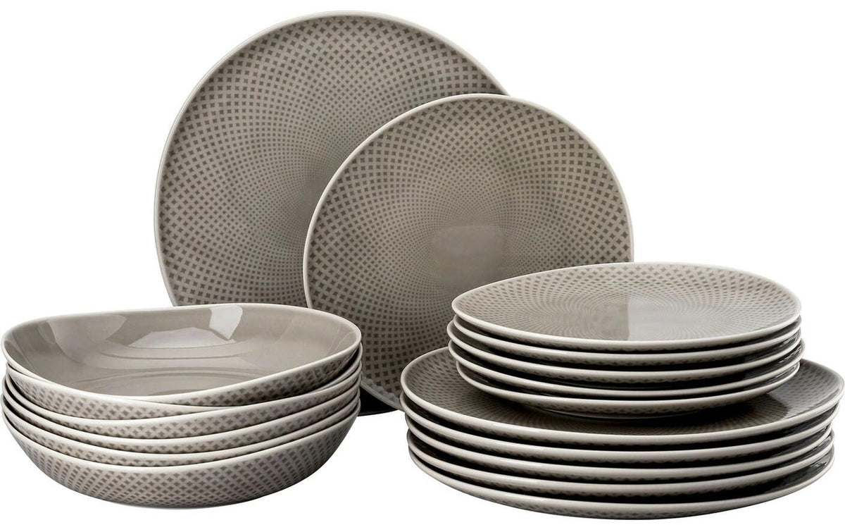 Rosenthal Teller Set Junto Pearl Grey