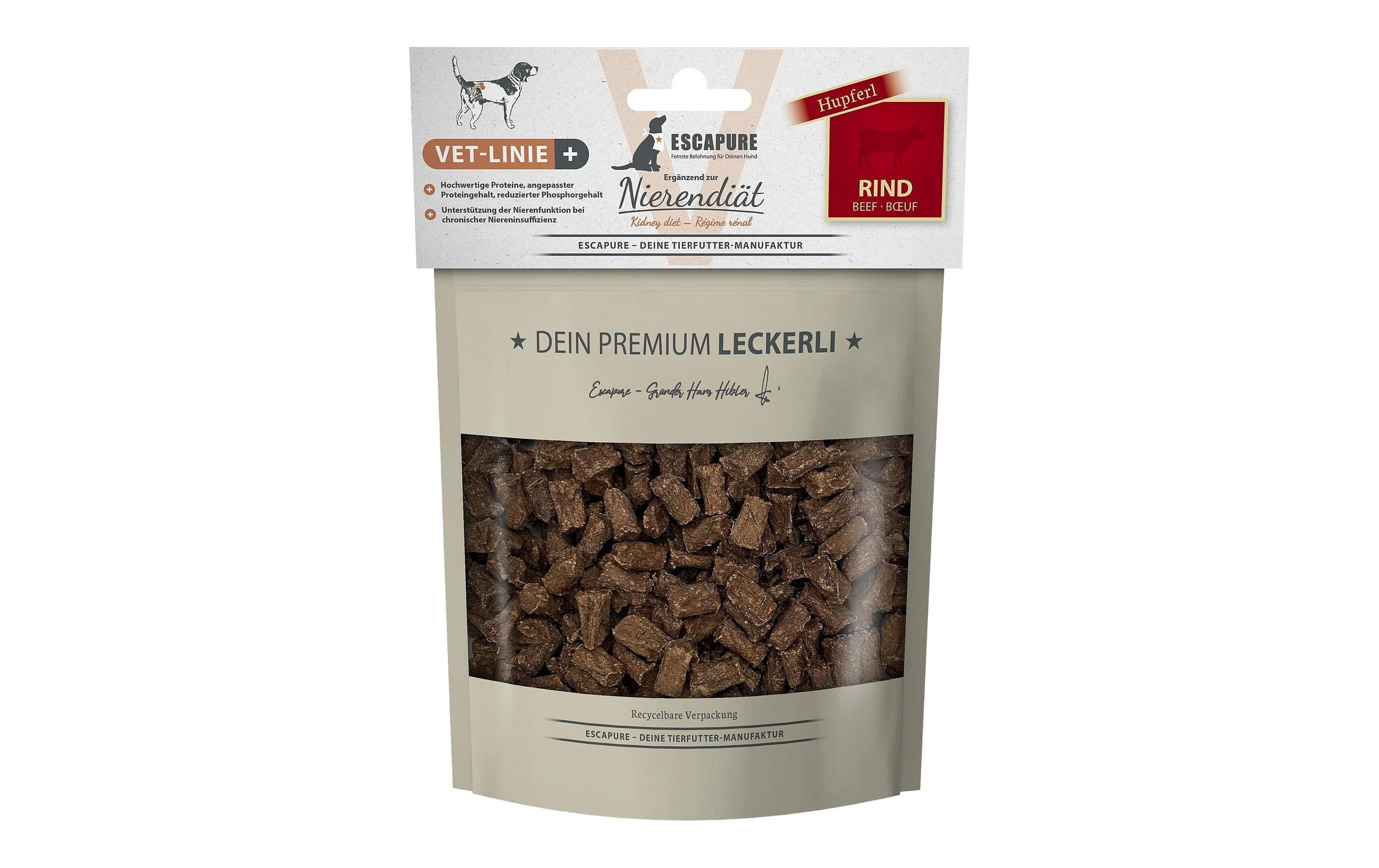 Escapure VET Nierendiät Hupferl Rind 150g