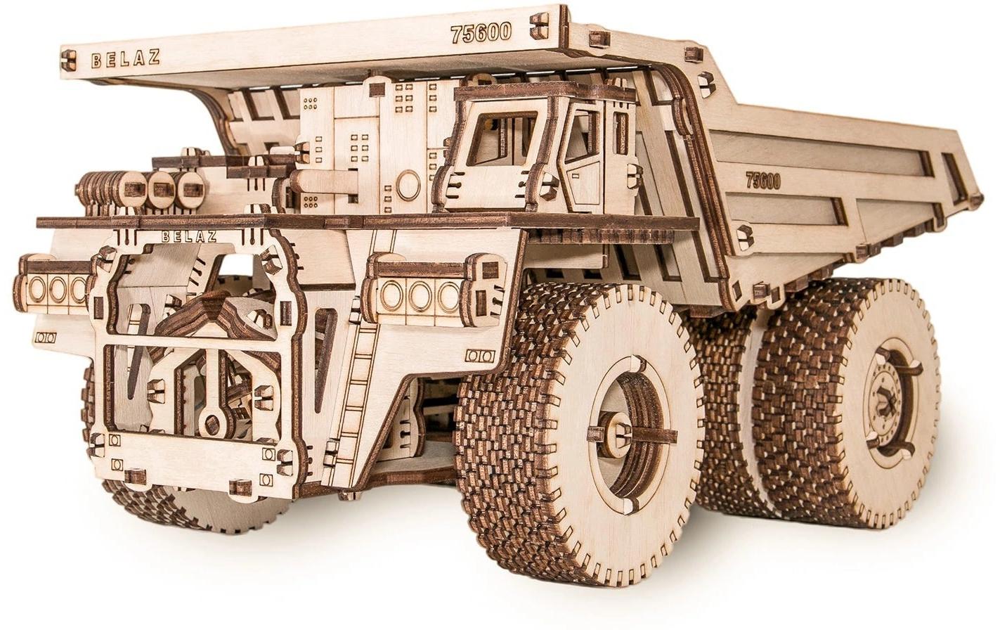 EWA Muldenkipper BELAZ 75600 3D Holzbausatz