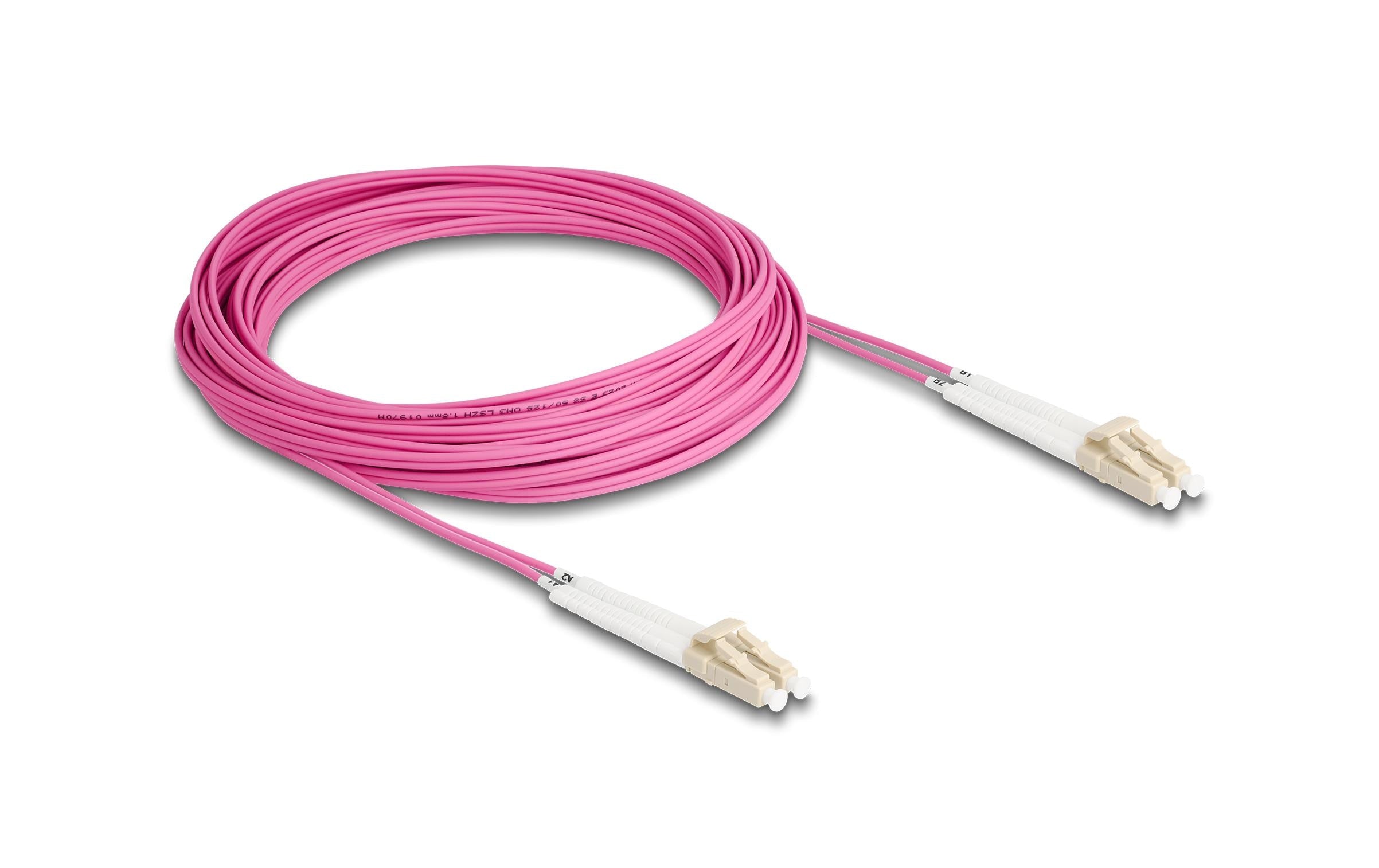 Delock LWL Duplex Patchkabel, OM4, 10m