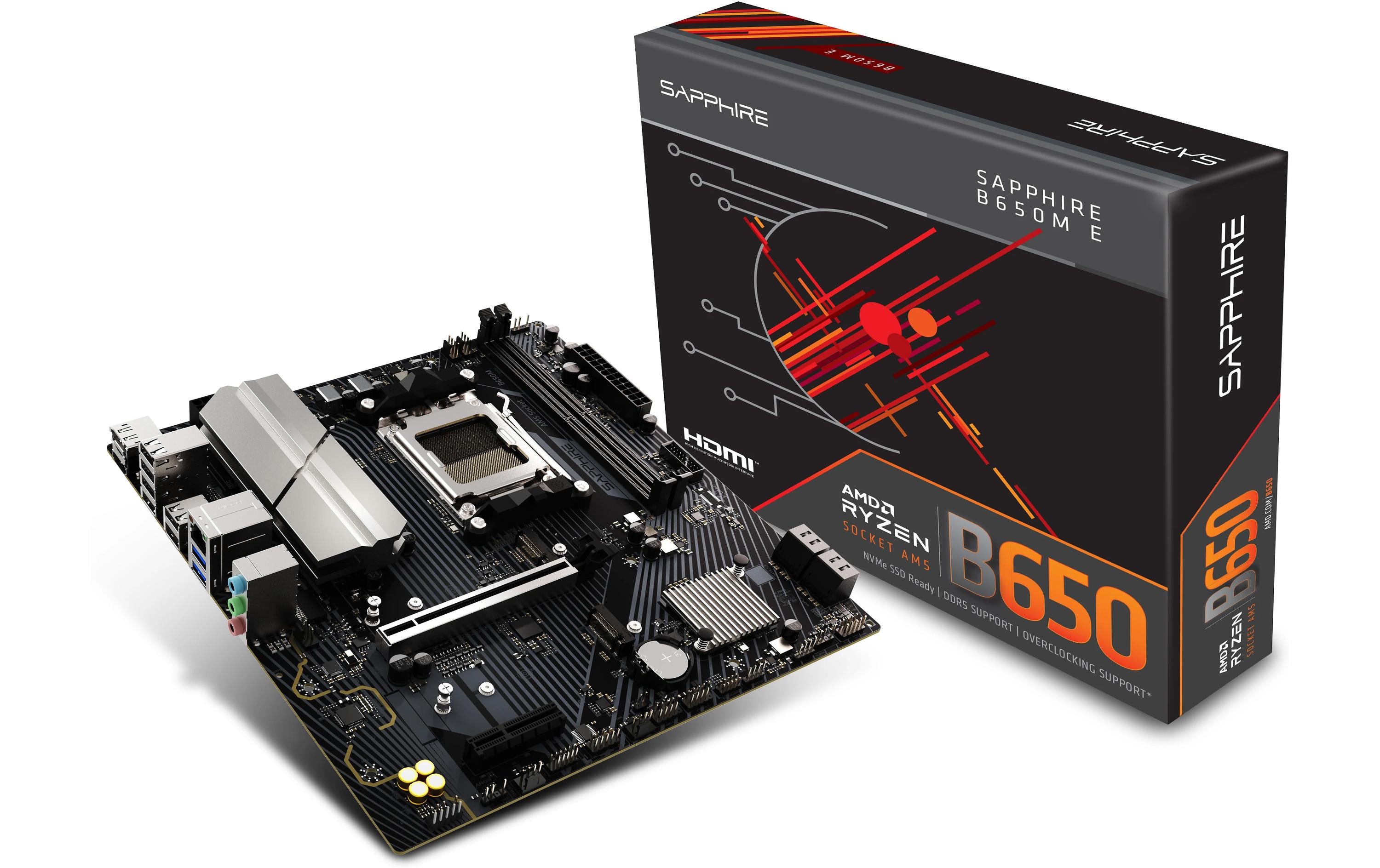 Sapphire B650M-E, mATX, AM5