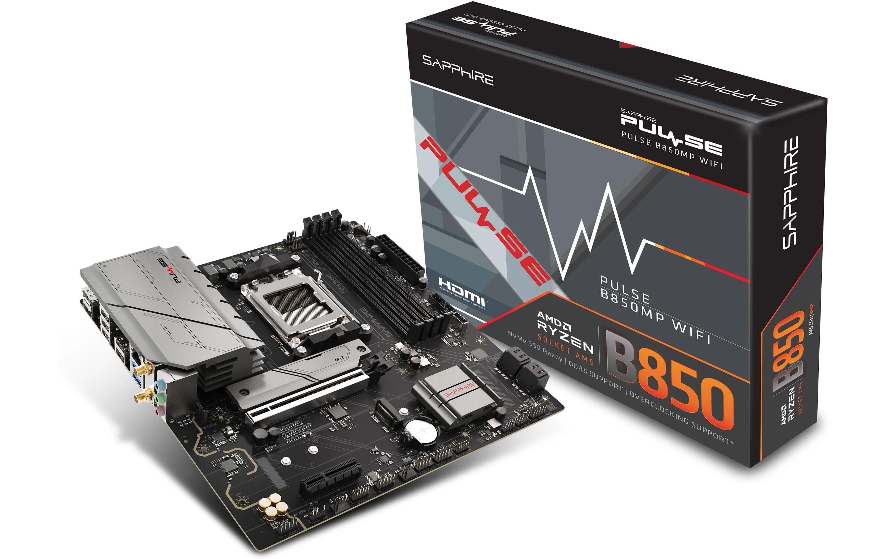 Sapphire PULSE B850M WIFI, mATX, AM5